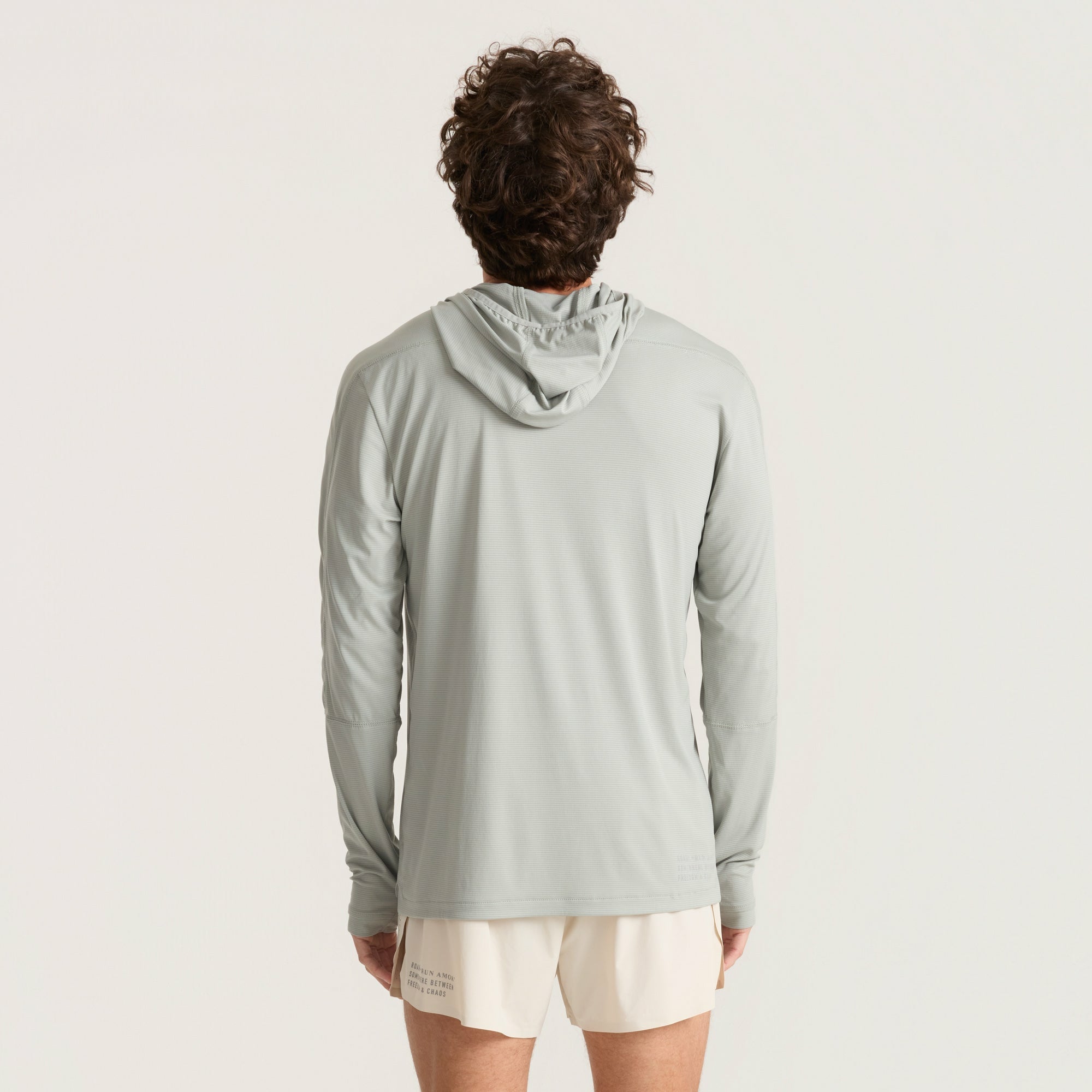 Roark Alta Elite Trail Hood in Grey - Men|Run / Active