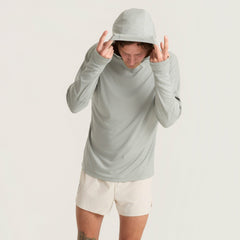 Roark Alta Elite Trail Hood in Grey - Men|Run / Active