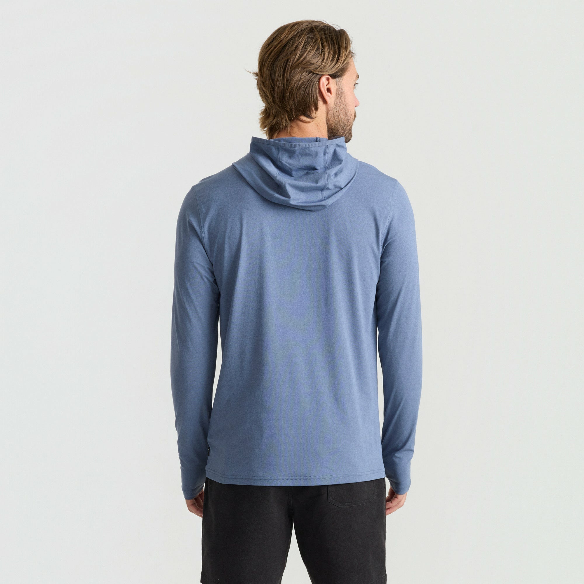 Roark Venture UPF Hoodie in Neptune - Men|Run / Active