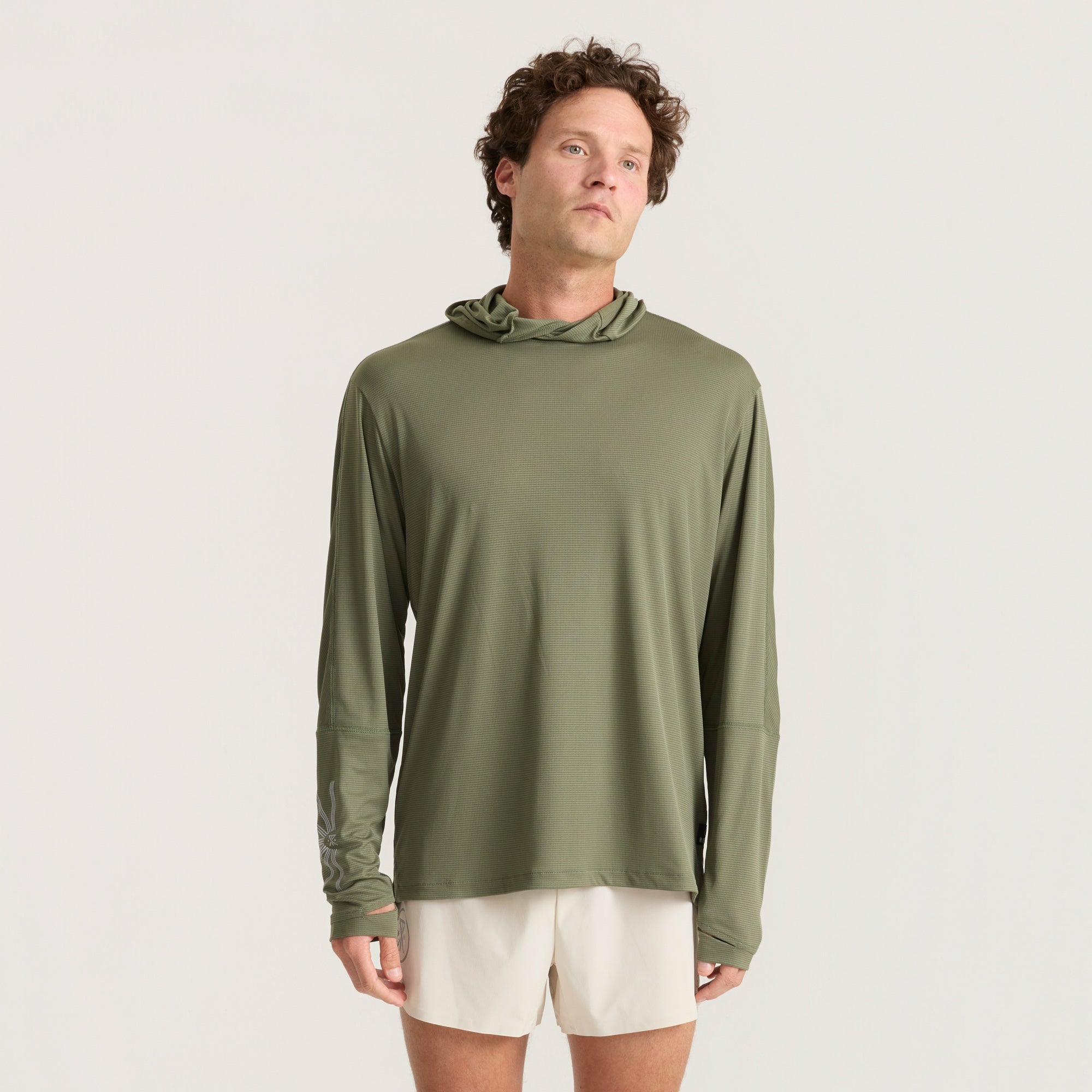Roark Alta Elite Trail Hood in Light Military - Men|Run / Active