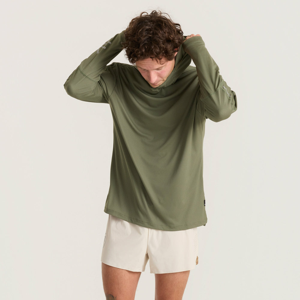 Roark Alta Elite Trail Hood in Light Military - Men|Run / Active