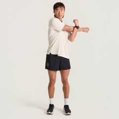 Roark Alta Elite Trail Short Sleeve Tee in Moonstone - Men|Run / Active