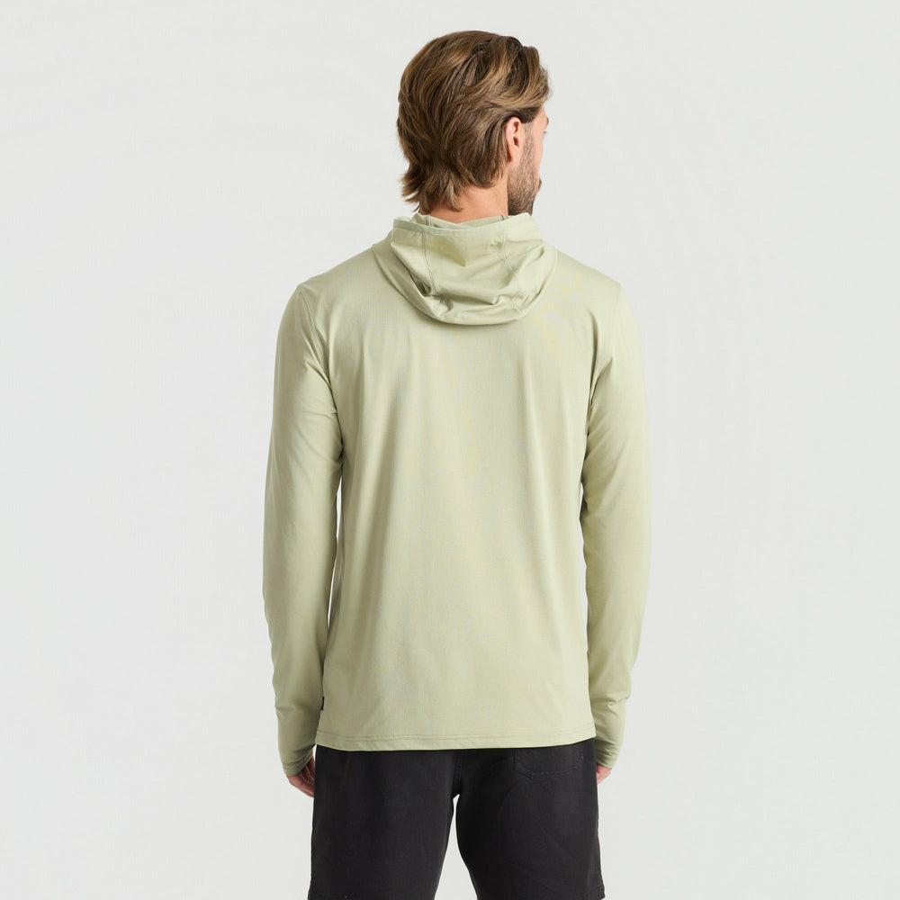 Roark Venture UPF Hoodie in Sage - Men|Run / Active