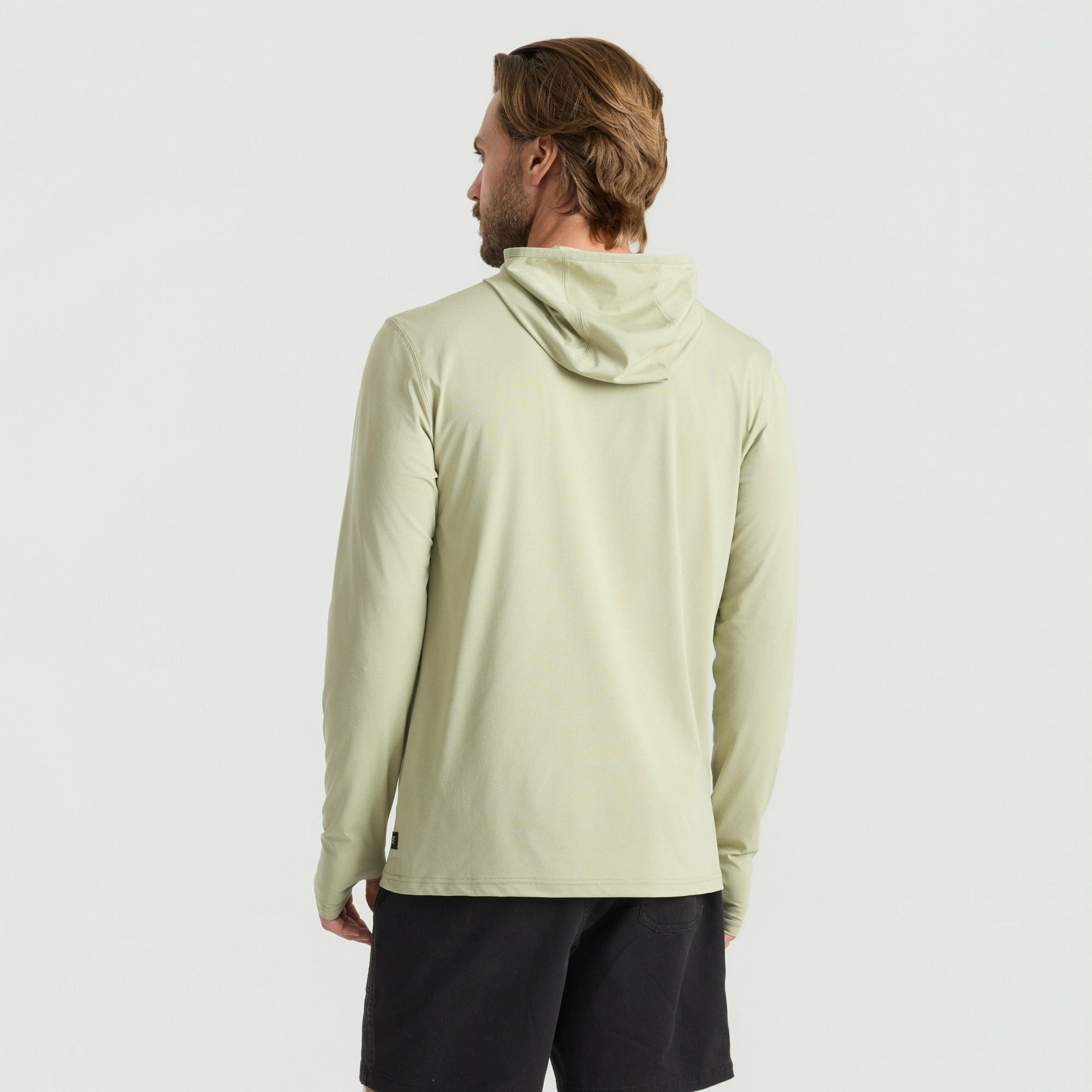 Roark Venture UPF Hoodie in Sage - Men|Run / Active