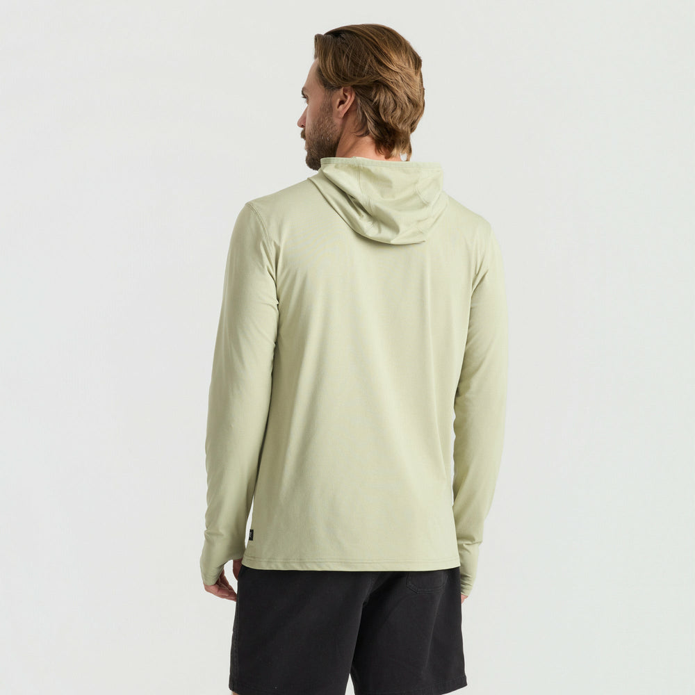 Roark Venture UPF Hoodie in Sage - Men|Run / Active