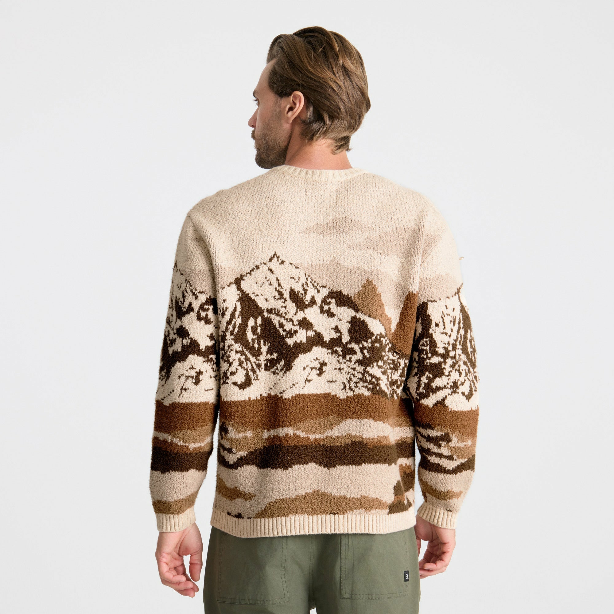 Roark Tierra del Sur Sweater in Khaki - Men