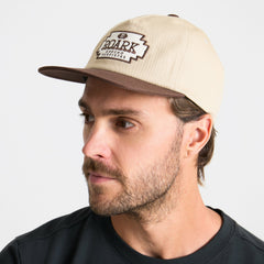 Roark Venture Strapback Hat in Fossil - Men