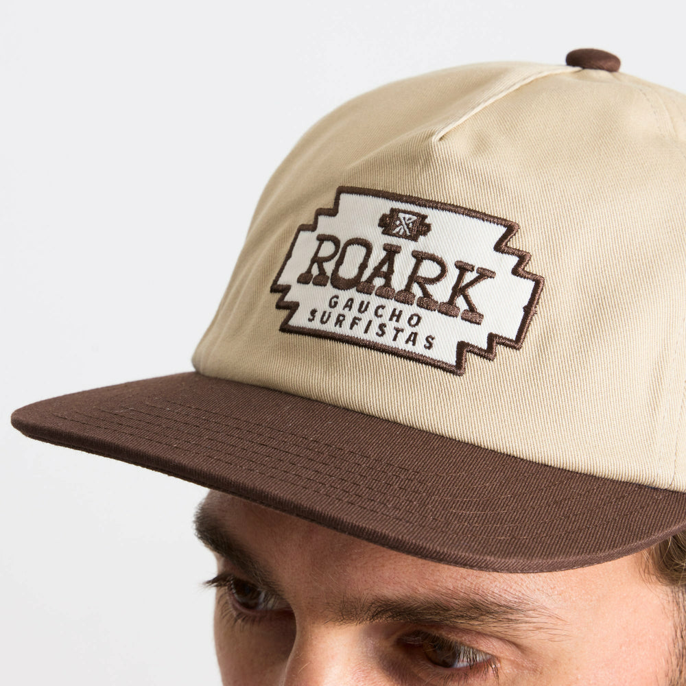 Roark Venture Strapback Hat in Fossil - Men