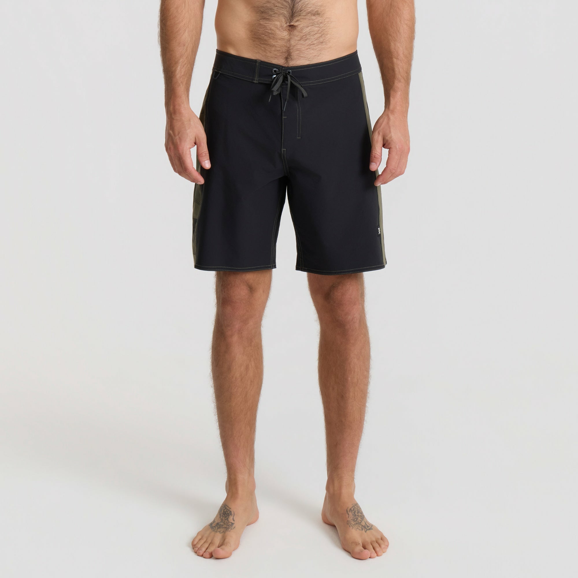 Roark Passage Panel Boardshorts in Black - Men