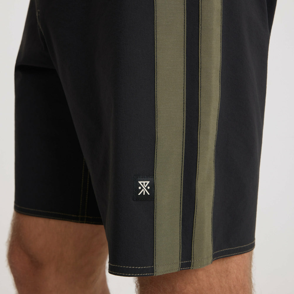 Roark Passage Panel Boardshorts in Black - Men