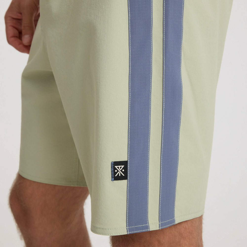Roark Passage Panel Boardshorts in Sage - Men