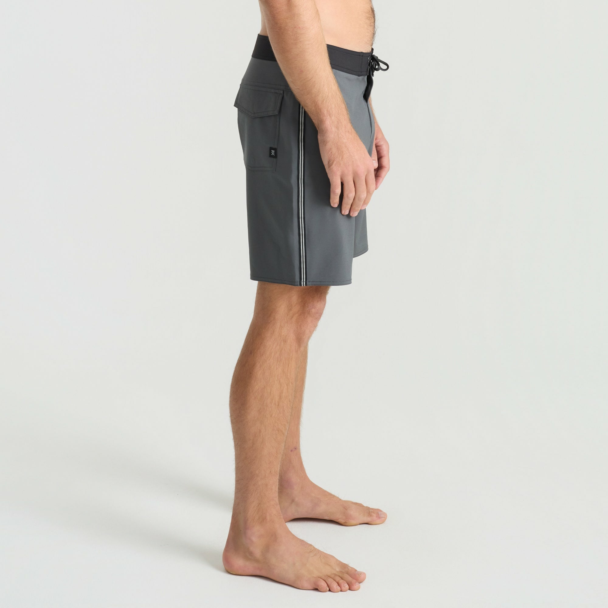 Roark Passage Boardshorts in Charcoal - Men