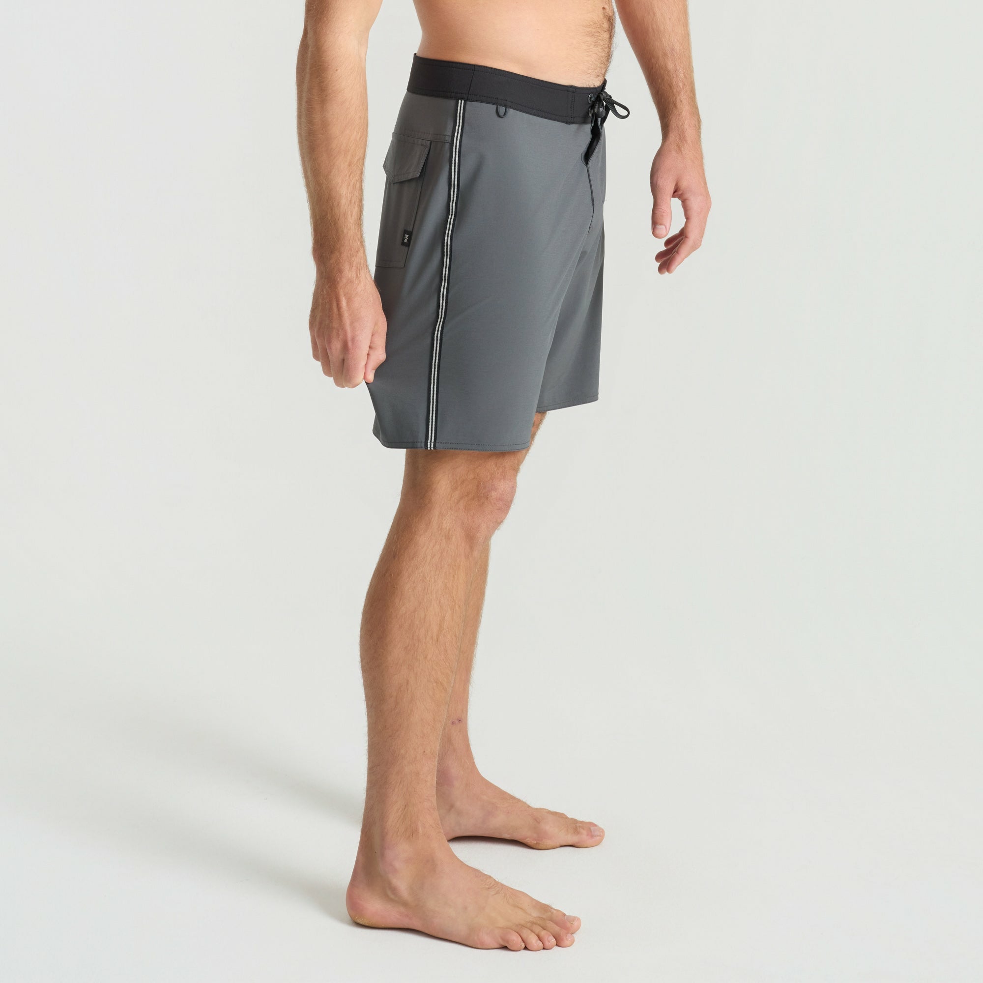 Roark Passage Boardshorts in Charcoal - Men