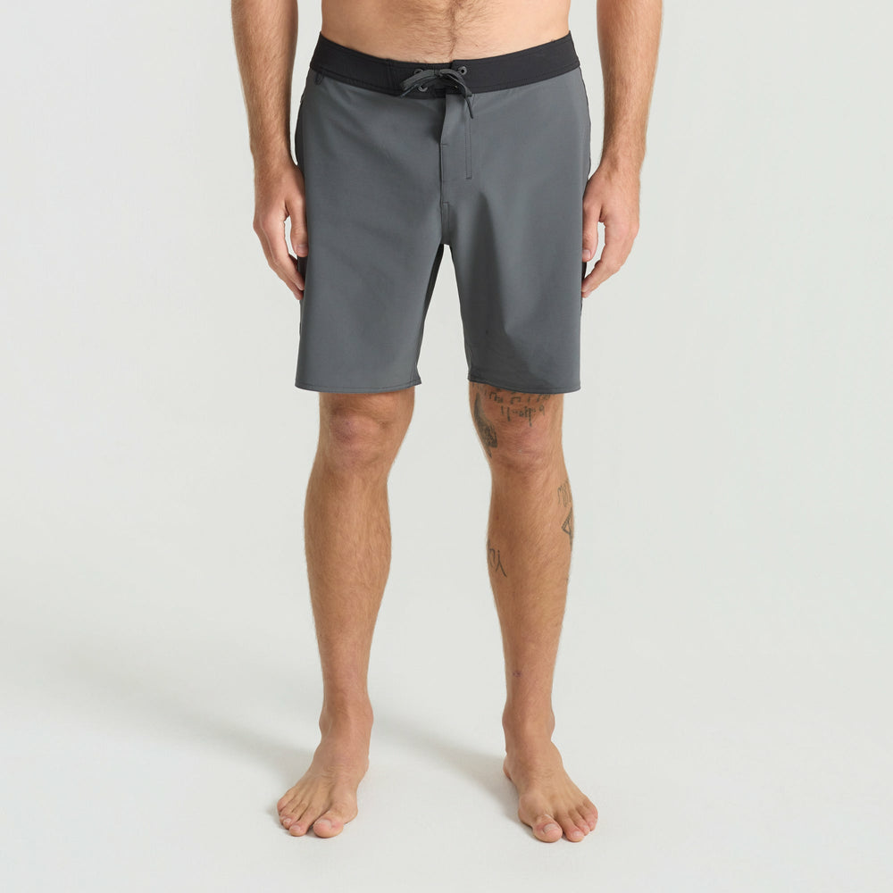 Roark Passage Boardshorts in Charcoal - Men