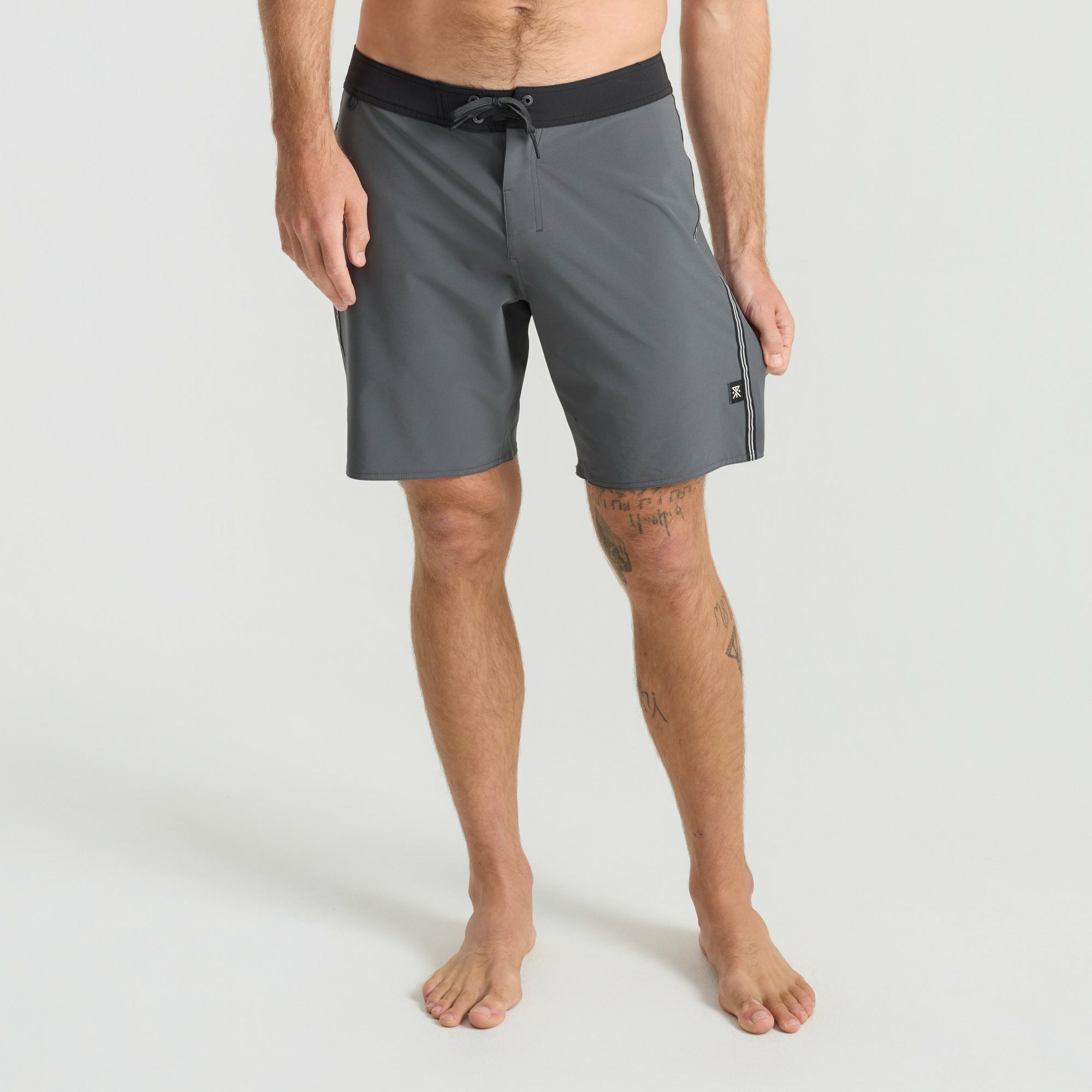 Roark Passage Boardshorts in Charcoal - Men