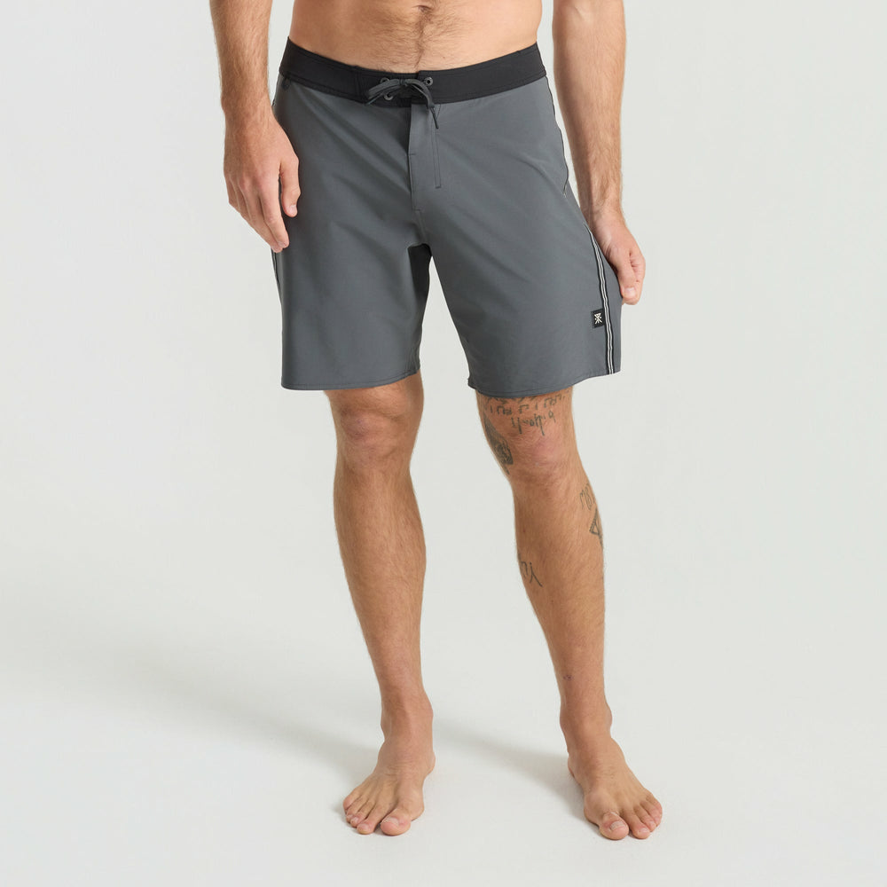 Roark Passage Boardshorts in Charcoal - Men
