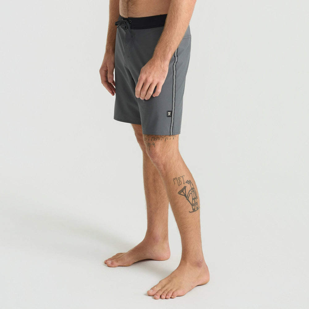 Roark Passage Boardshorts in Charcoal - Men