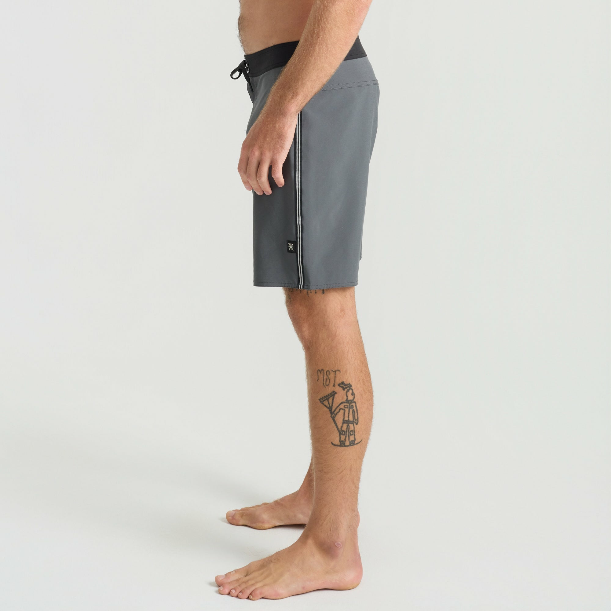 Roark Passage Boardshorts in Charcoal - Men