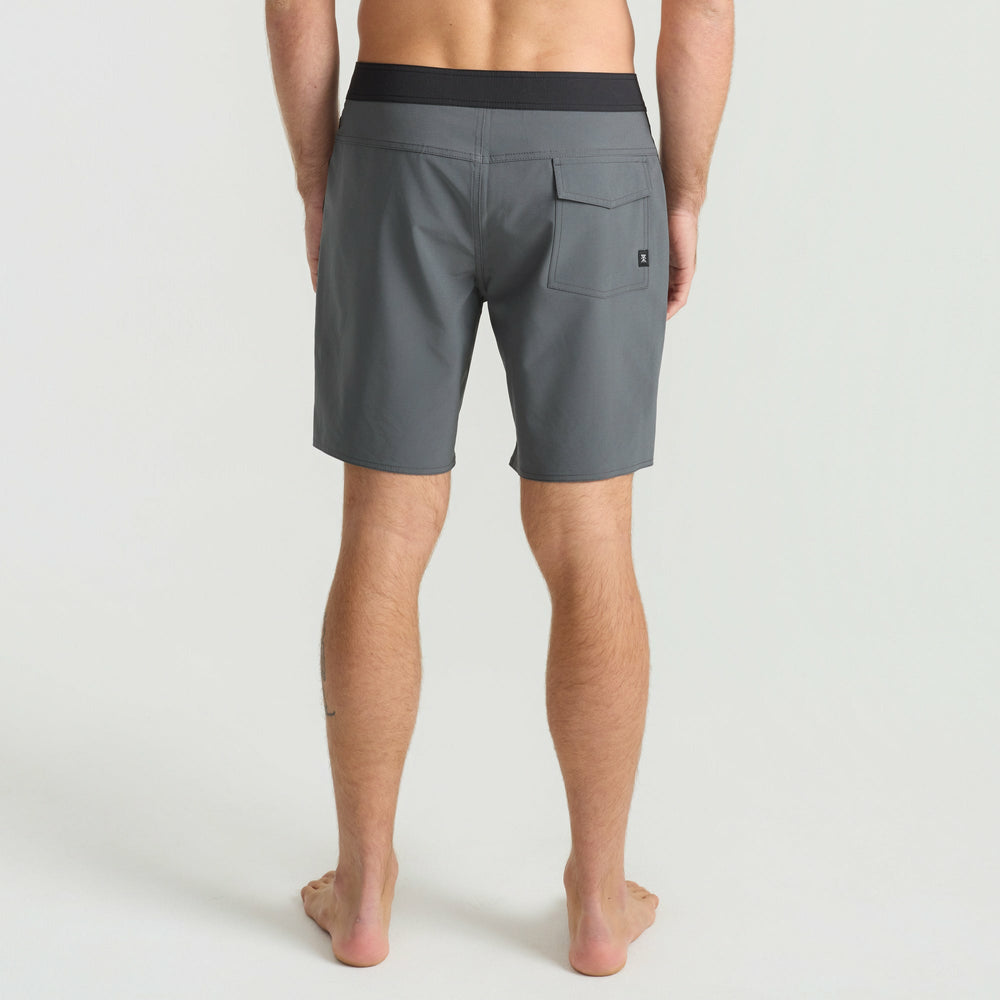 Roark Passage Boardshorts in Charcoal - Men