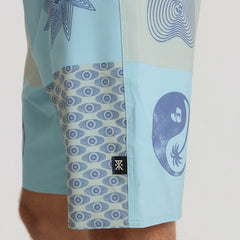Roark Passage Boardshorts in Hazy Blue - Men