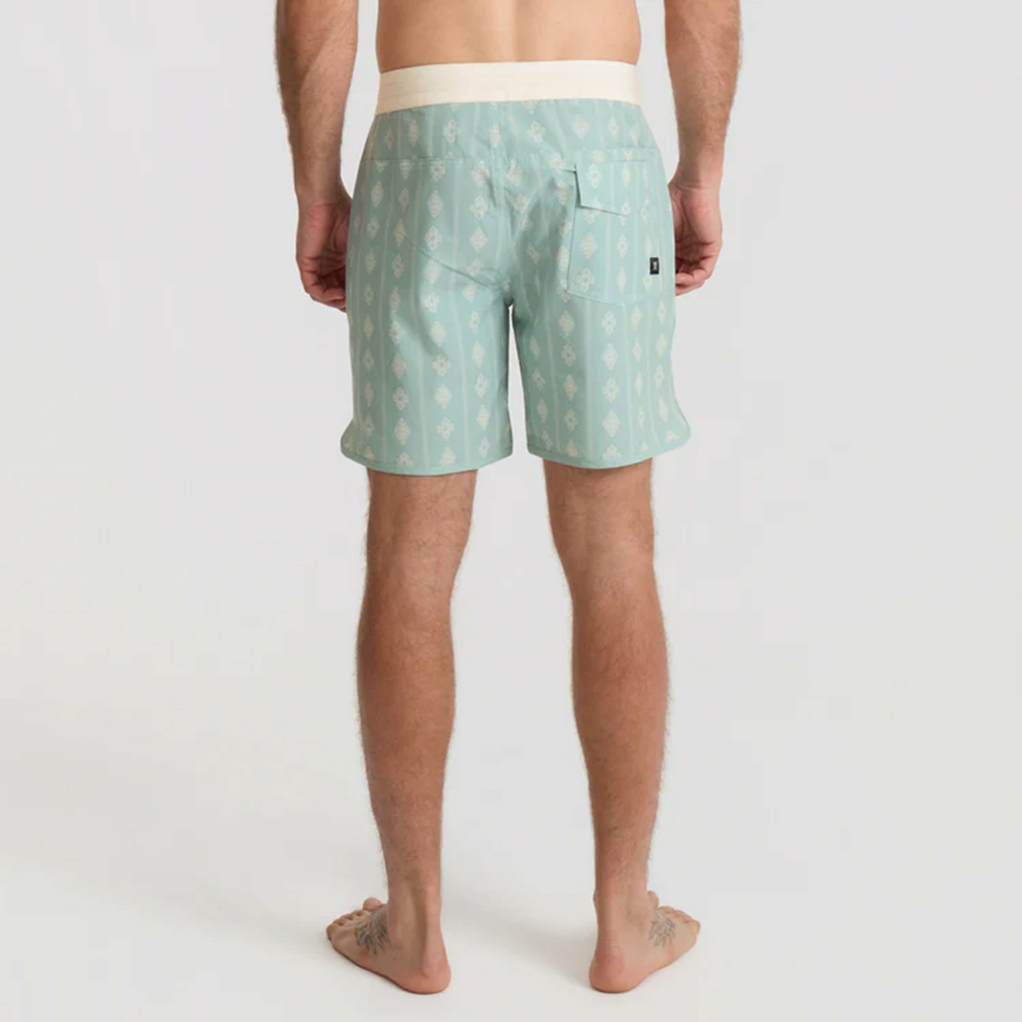 Roark Chiller Scallop Boardshorts in Hazy Blue - Men