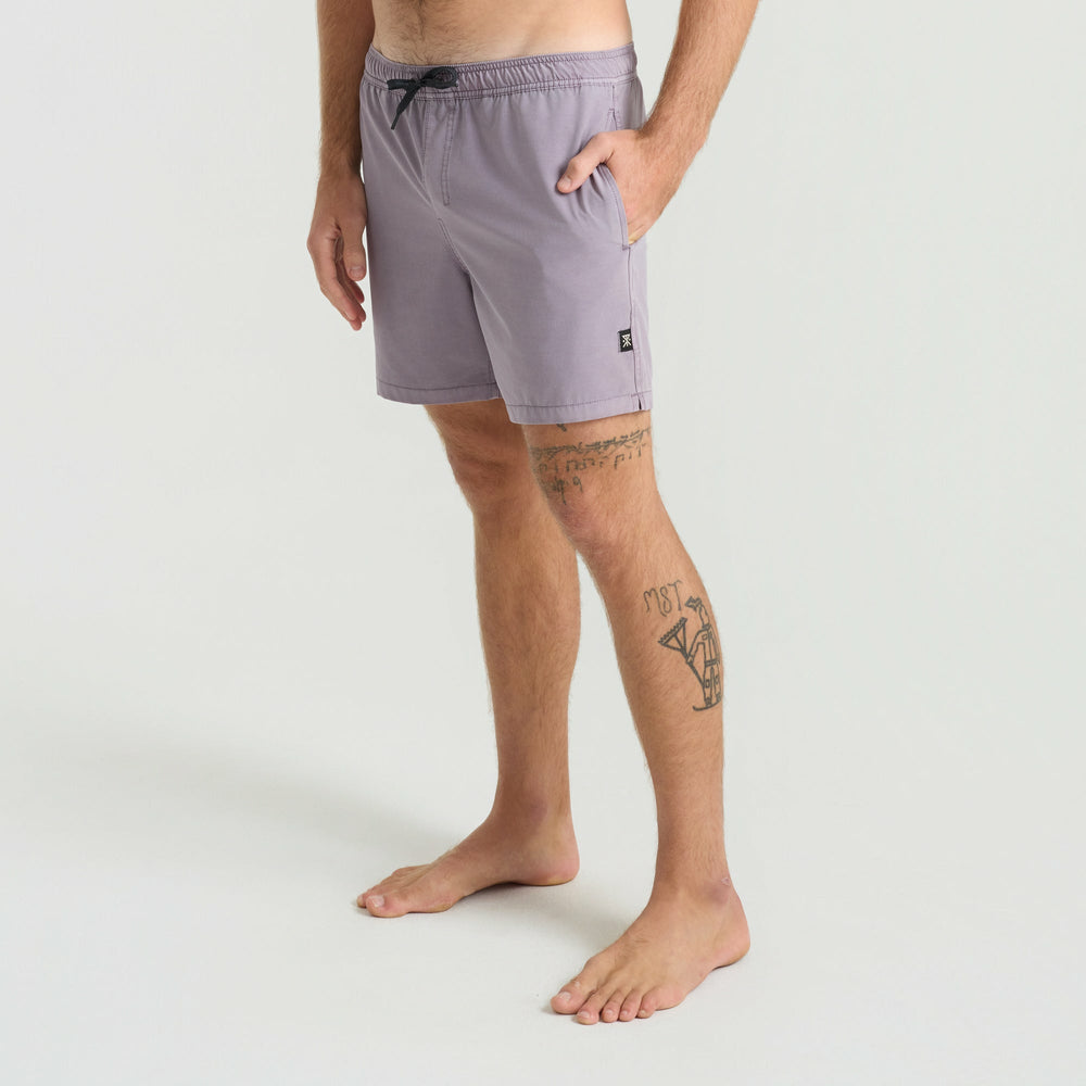Roark Shorey Boardshorts in Washed Dusty Lilac - Men