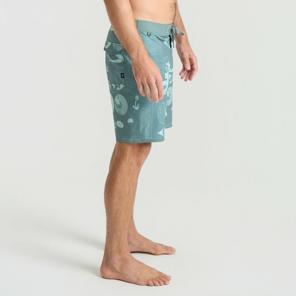 Roark Passage Boardshorts in Slate Green - Men