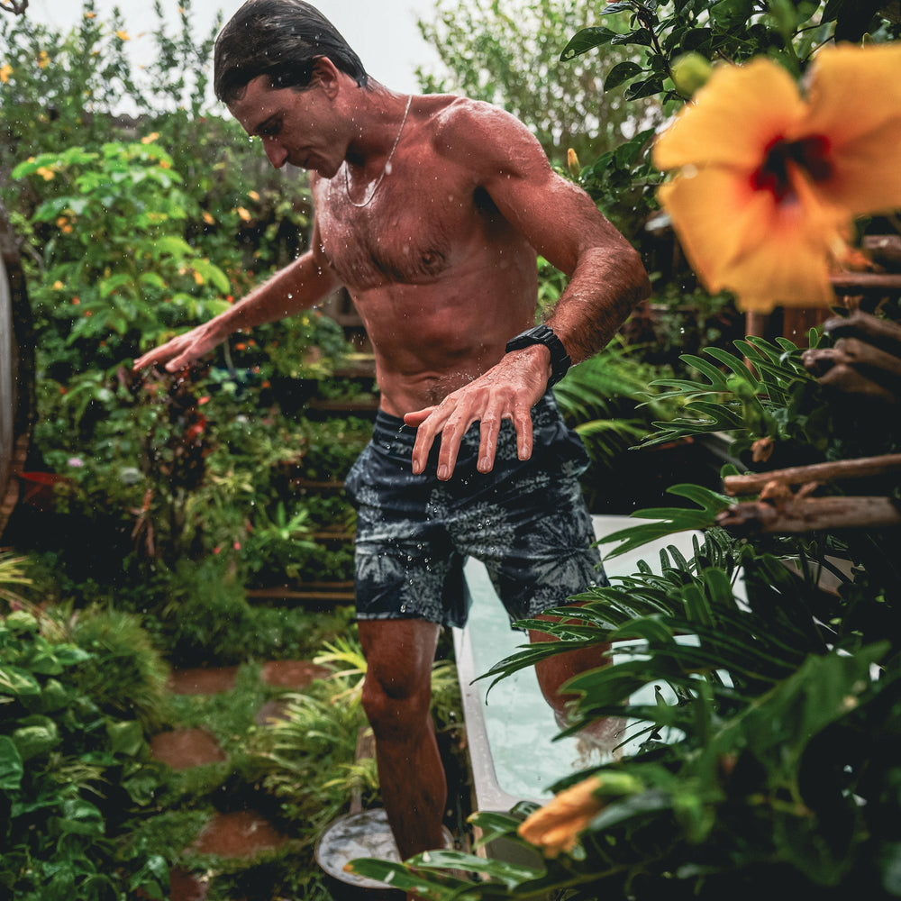 Roark Chiller Scallop Boardshorts in Navy - Men