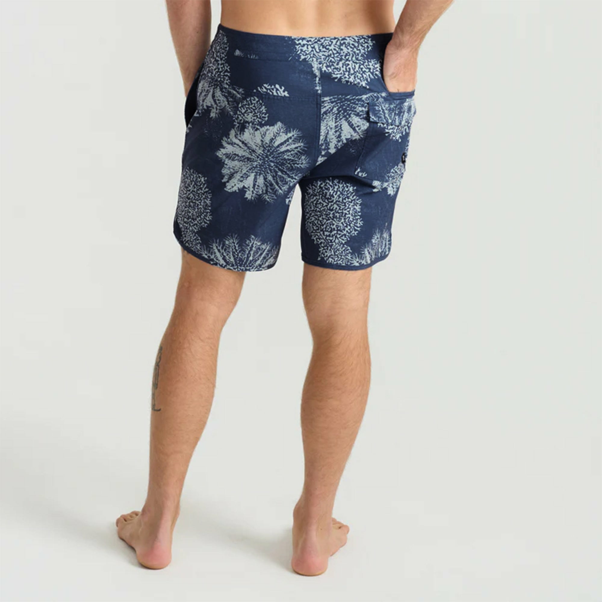 Roark Chiller Scallop Boardshorts in Navy - Men