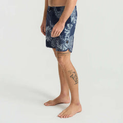 Roark Chiller Scallop Boardshorts in Navy - Men
