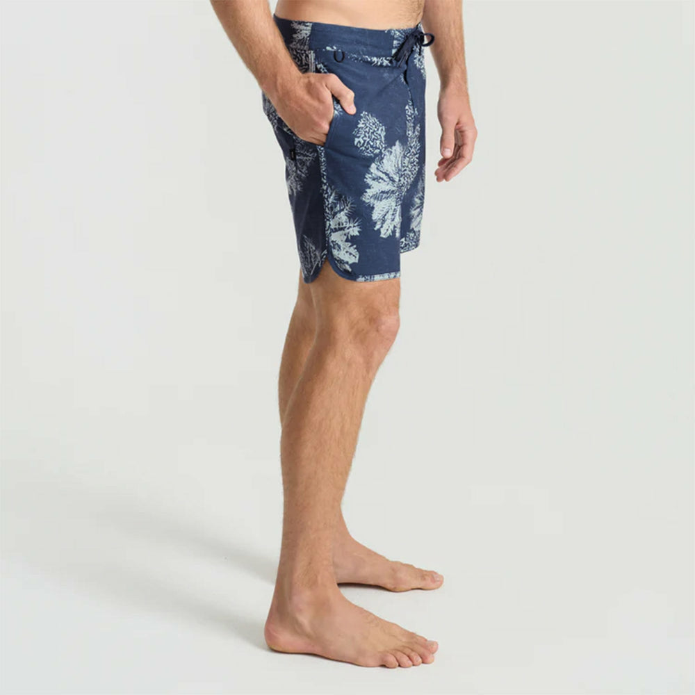 Roark Chiller Scallop Boardshorts in Navy - Men