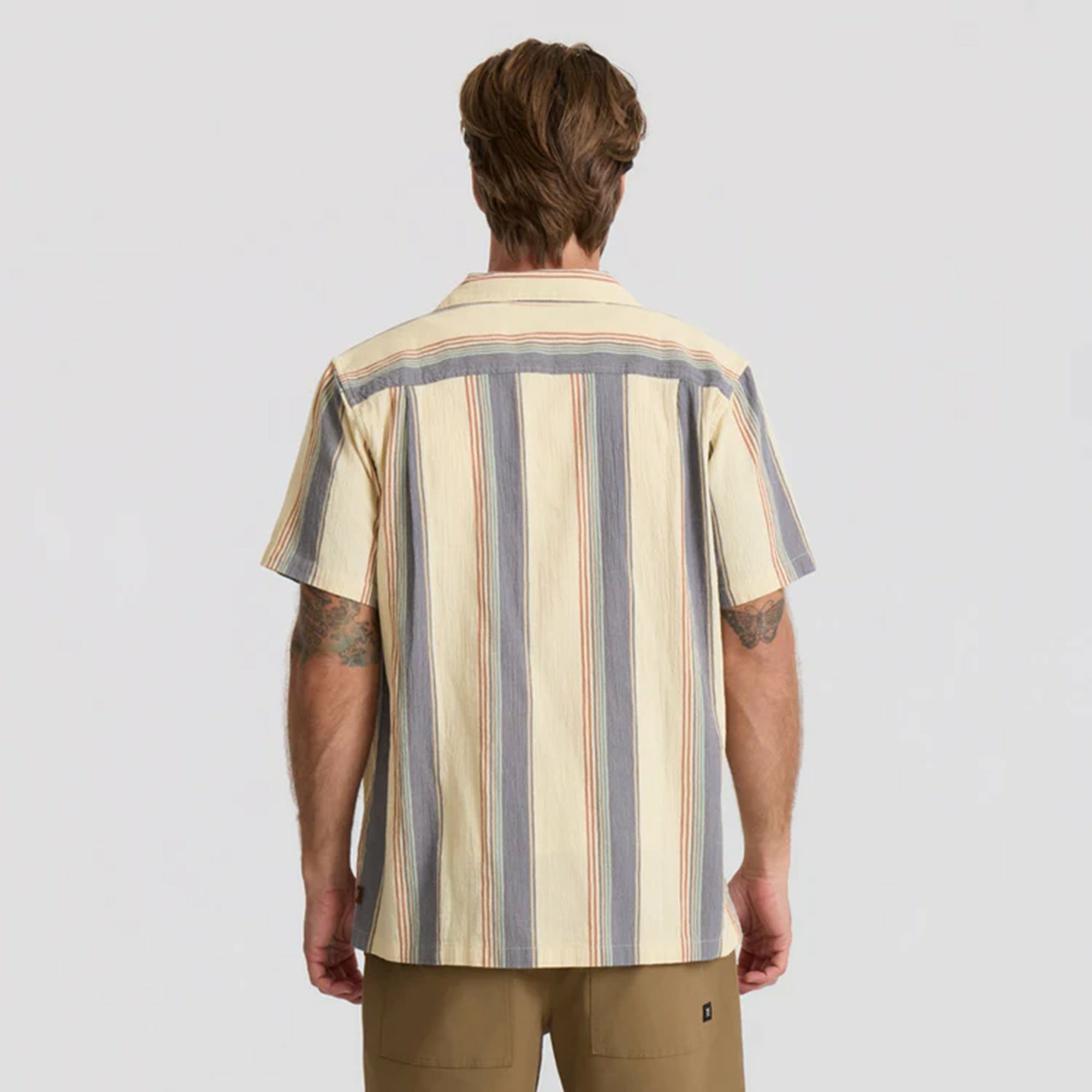 Roark Gonzo Short Sleeve Button Up Shirt in Ivory - Men