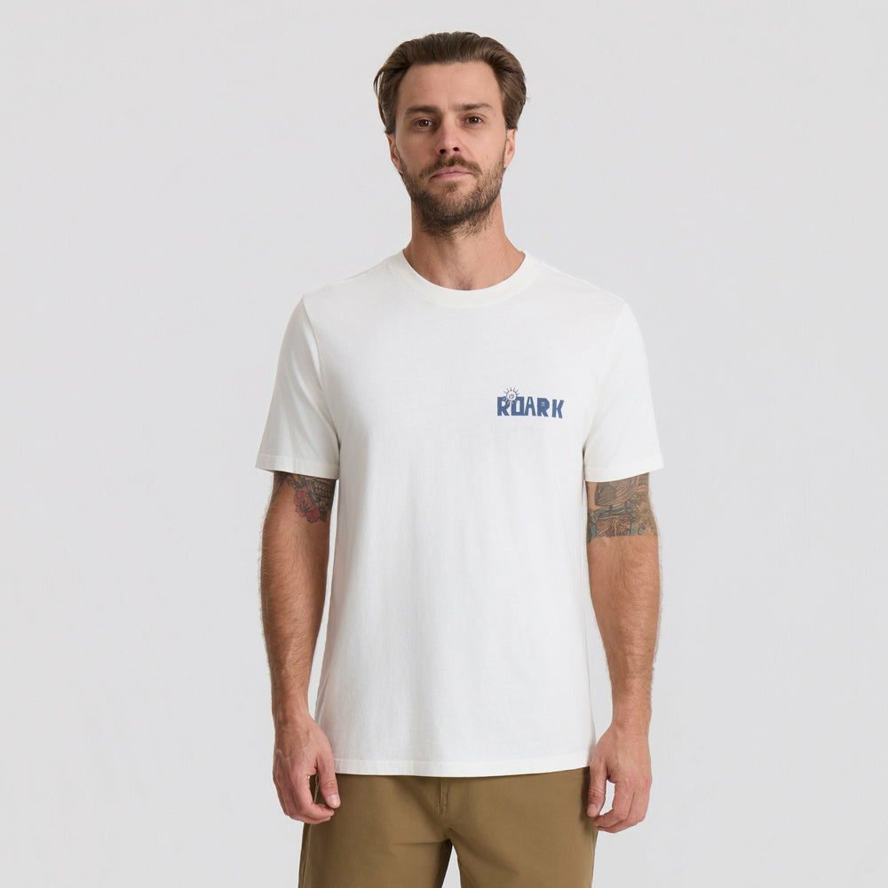 Roark Cloud 9 Premium Tee in Off White - Men