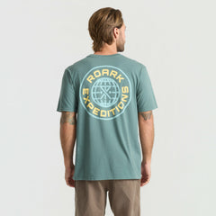 Roark Goin Global Premium Tee in Slate Green - Men
