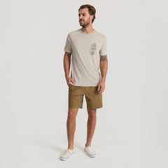 Roark Phonograph Premium Tee in Fossil - Men