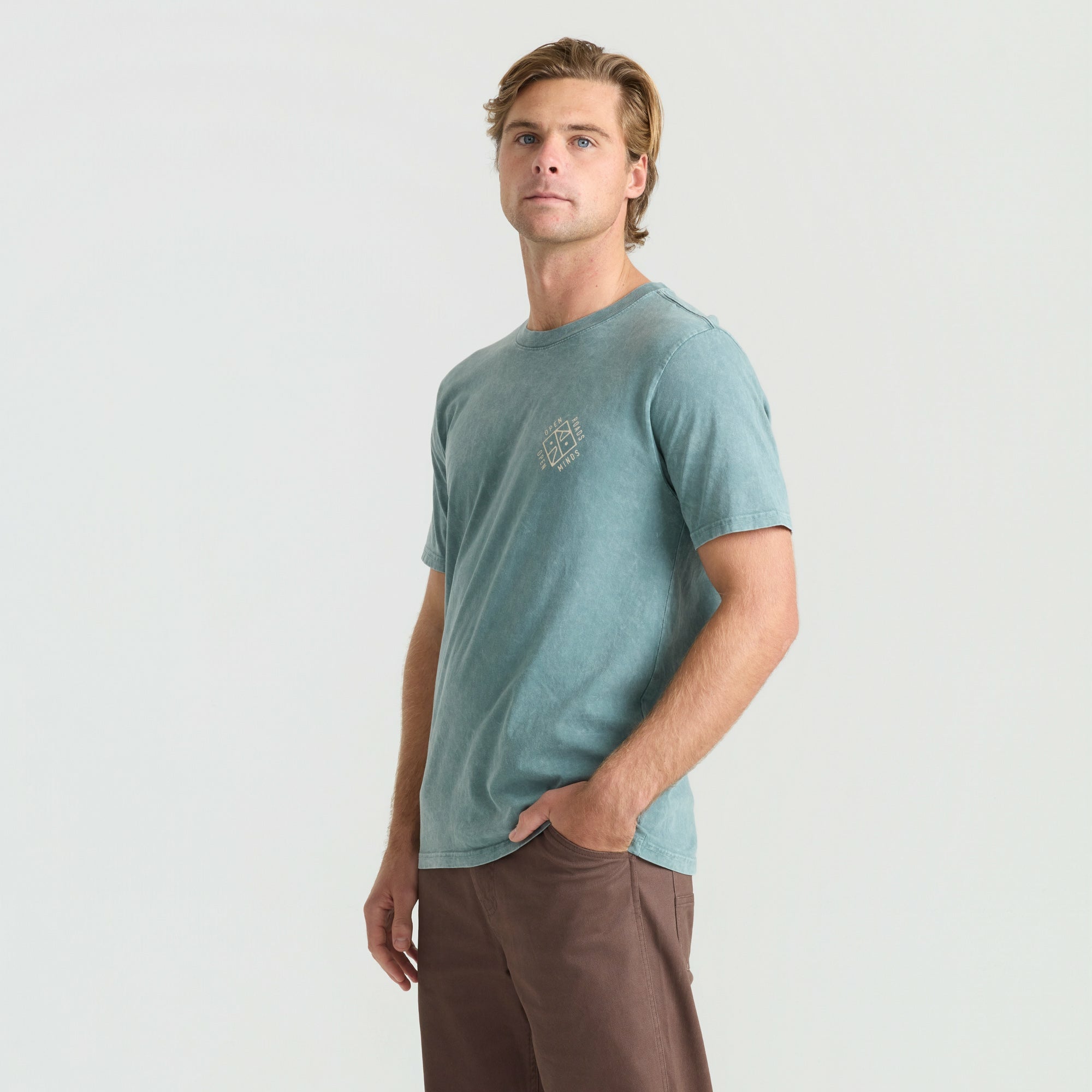 Roark Ghostrider Premium Tee in Slate Green - Men