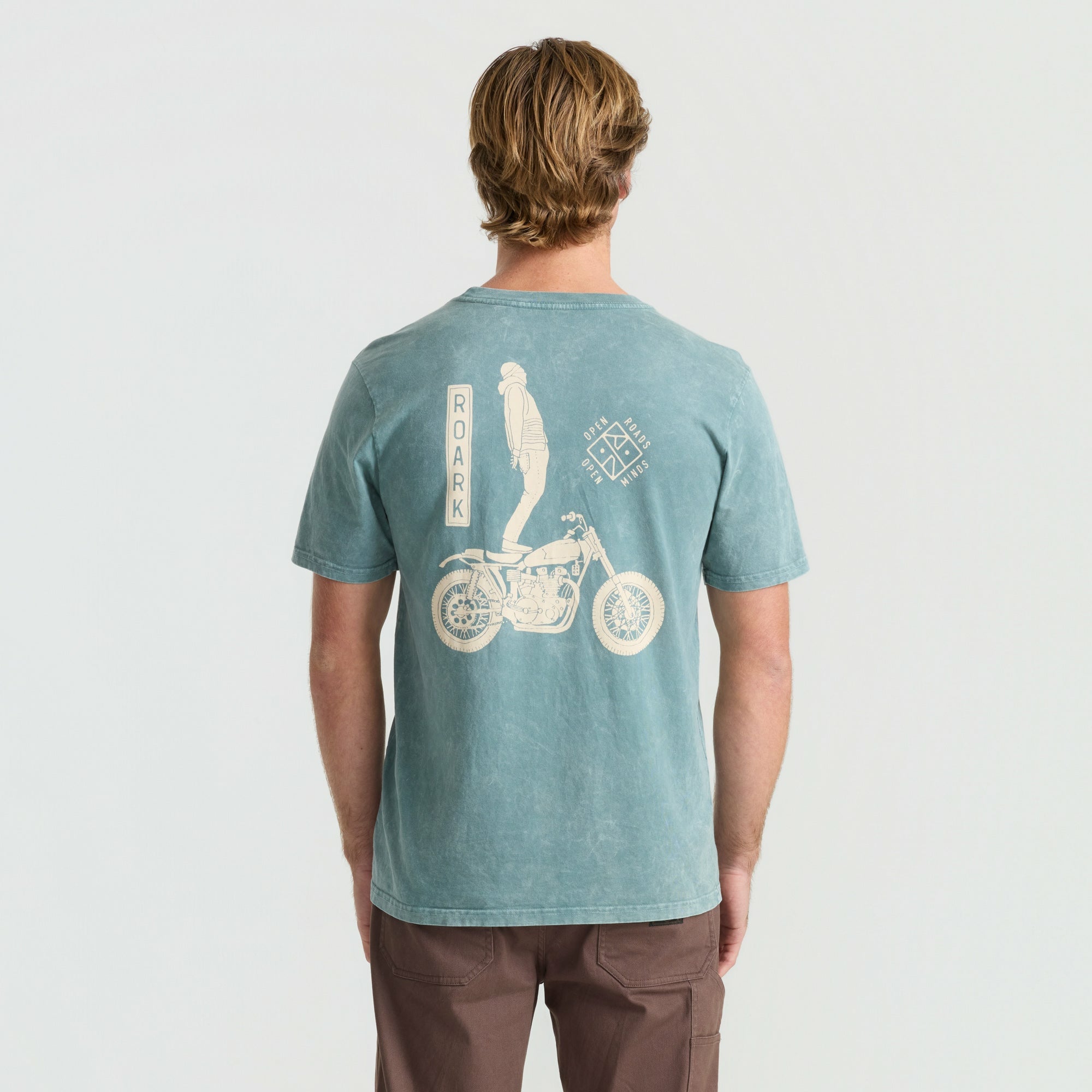 Roark Ghostrider Premium Tee in Slate Green - Men