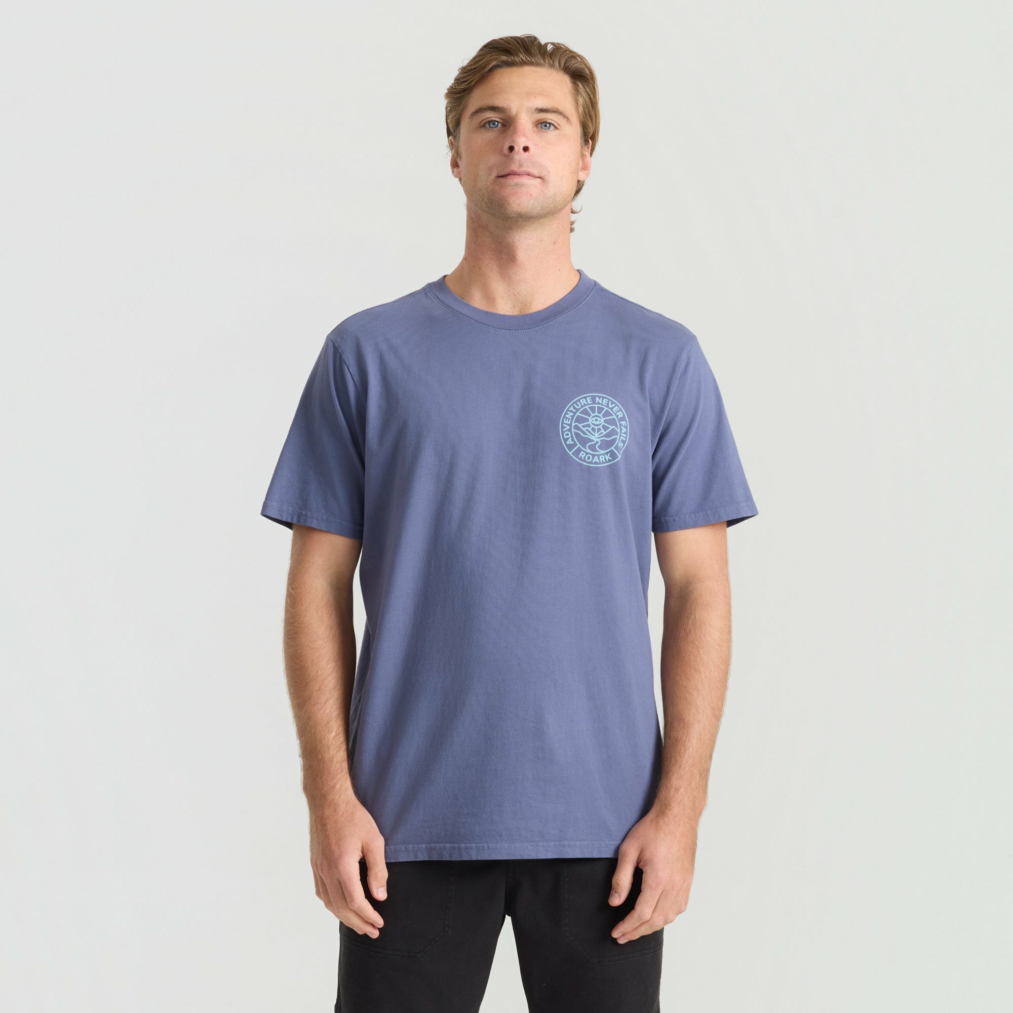 Roark Division Premium Tee in Neptune - Men