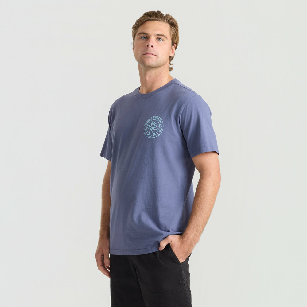 Roark Division Premium Tee in Neptune - Men