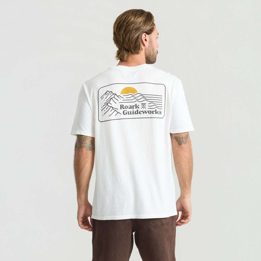 Roark Earth & Sea Premium Tee in Off White - Men