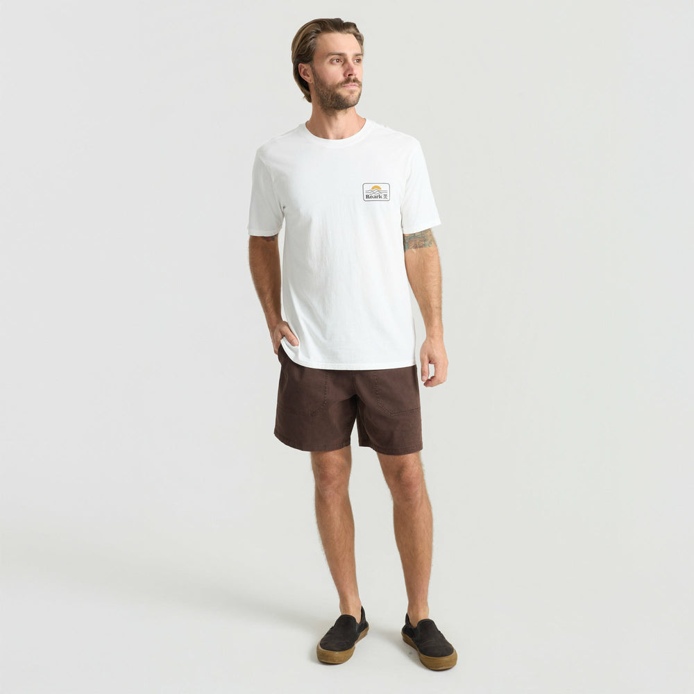 Roark Earth & Sea Premium Tee in Off White - Men