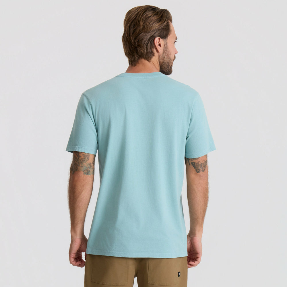 Roark Beats Of Discovery Premium Tee in Hazy Blue - Men