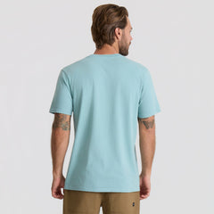 Roark Beats Of Discovery Premium Tee in Hazy Blue - Men