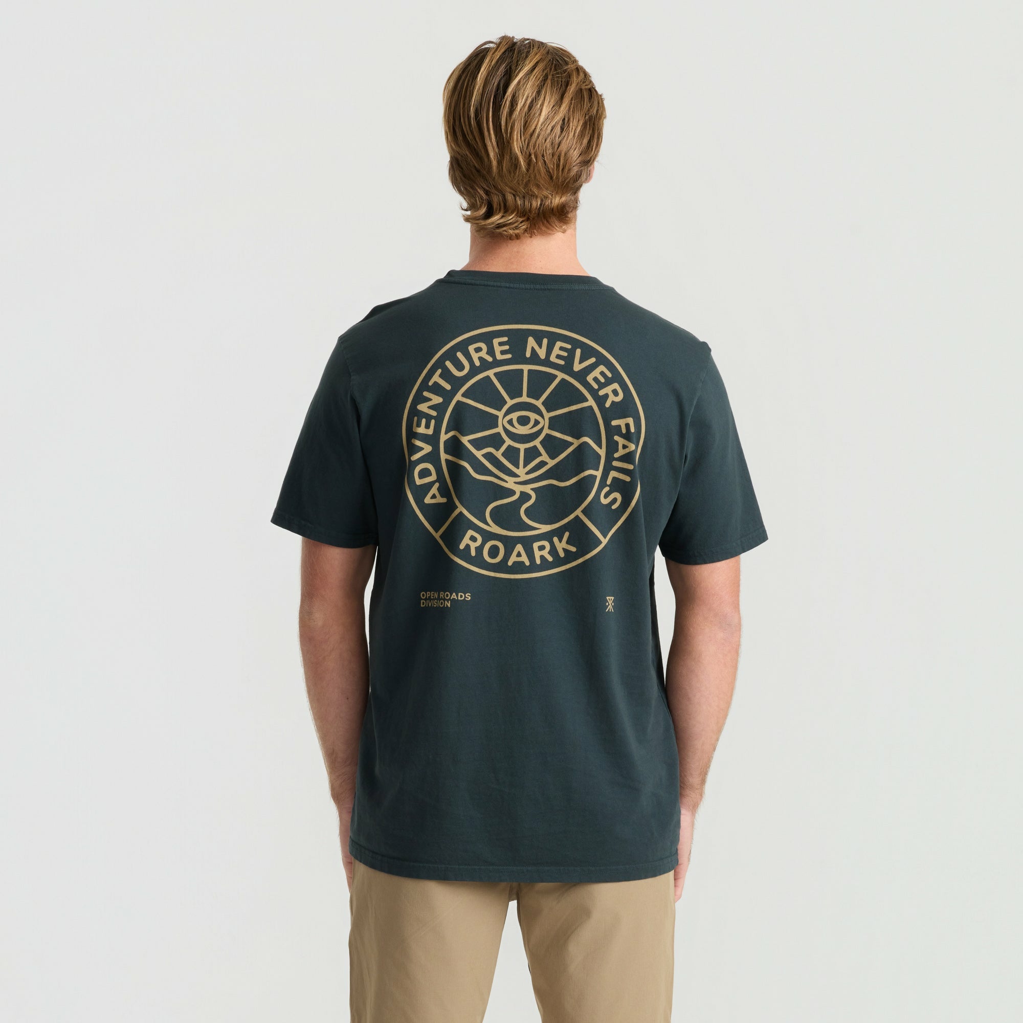Roark Division Premium Tee in Washed Black - Men