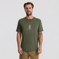 Roark Beats Of Discovery Premium Tee in Military - Men