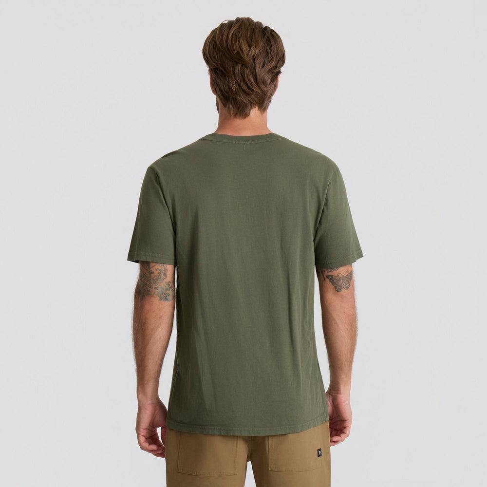 Roark Beats Of Discovery Premium Tee in Military - Men