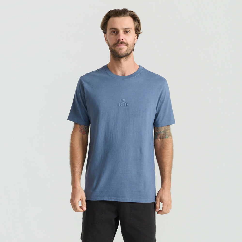 Roark Safecamp Embroidery Premium Tee in Neptune - Men