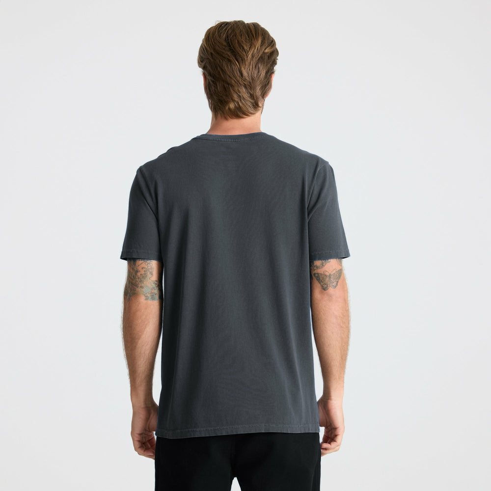 Roark Safecamp Embroidery Premium Tee in Charcoal - Men