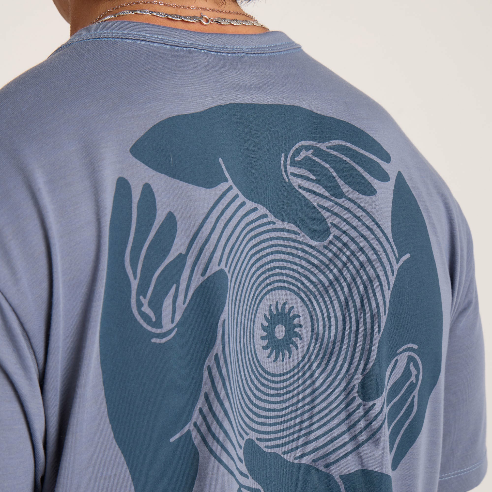 Roark Mathis Active Short Sleeve Tee in Neptune - Men|Run / Active
