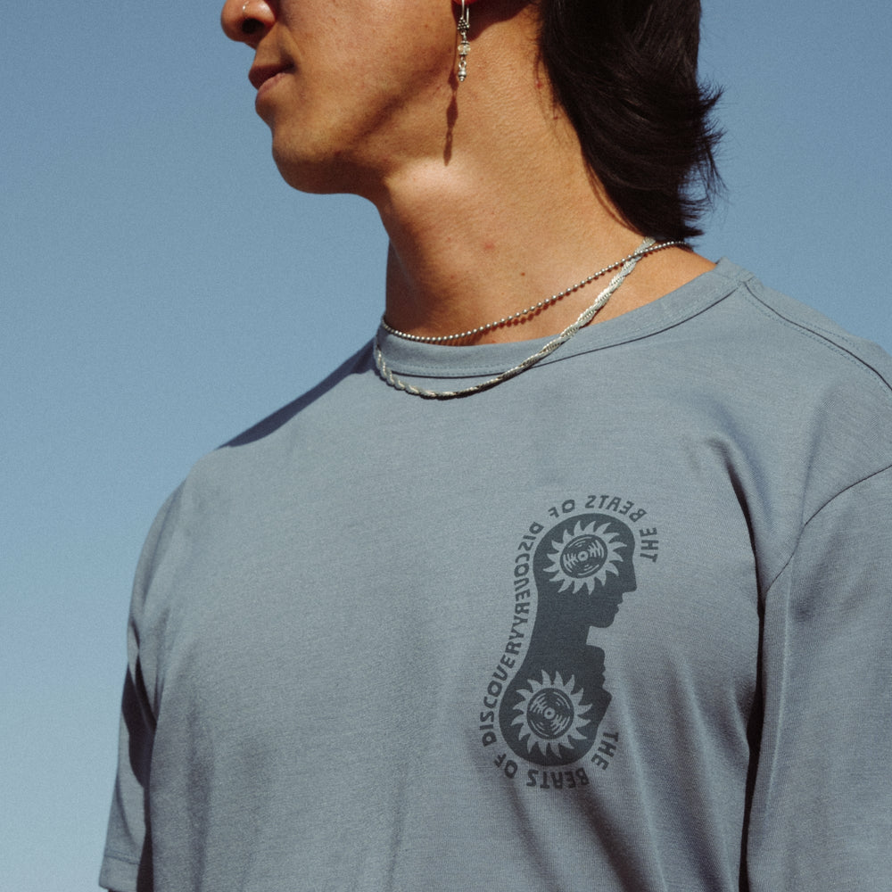 Roark Mathis Active Short Sleeve Tee in Neptune - Men|Run / Active